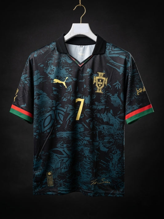 Ronaldo #07 | Goat 🐐 Edition | Five Sleeve | Sublimation Print | haramball.in