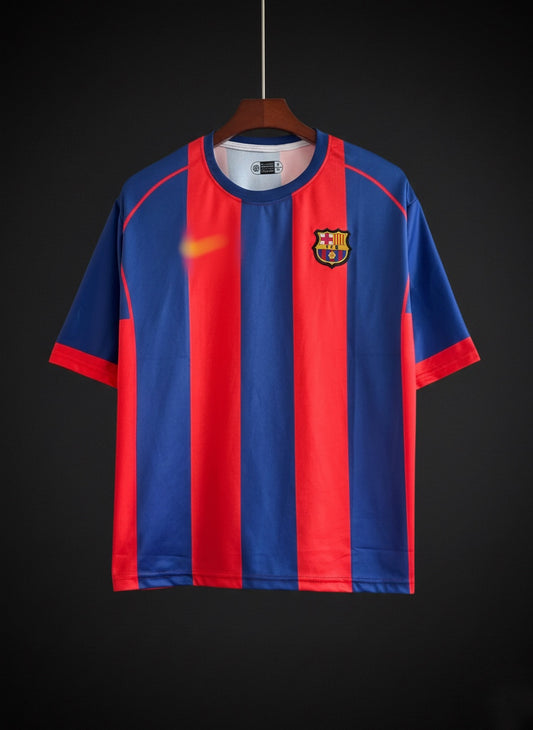 Messi #30 FC Barcelona 2004/05 Home Jersey | Five Sleeve Edition with Embroidery