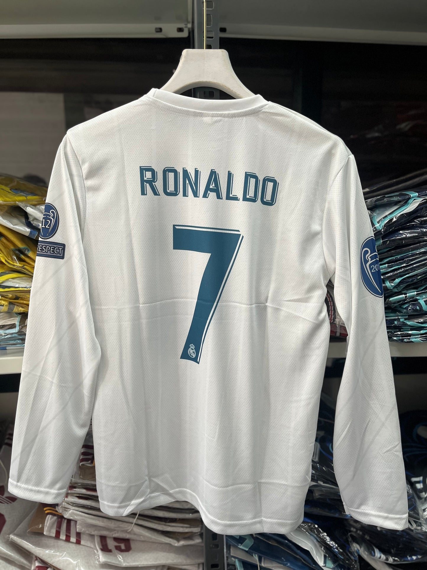 Ronaldo #07 | Real Madrid 2017/18 Home | Full sleeve | haramball.in