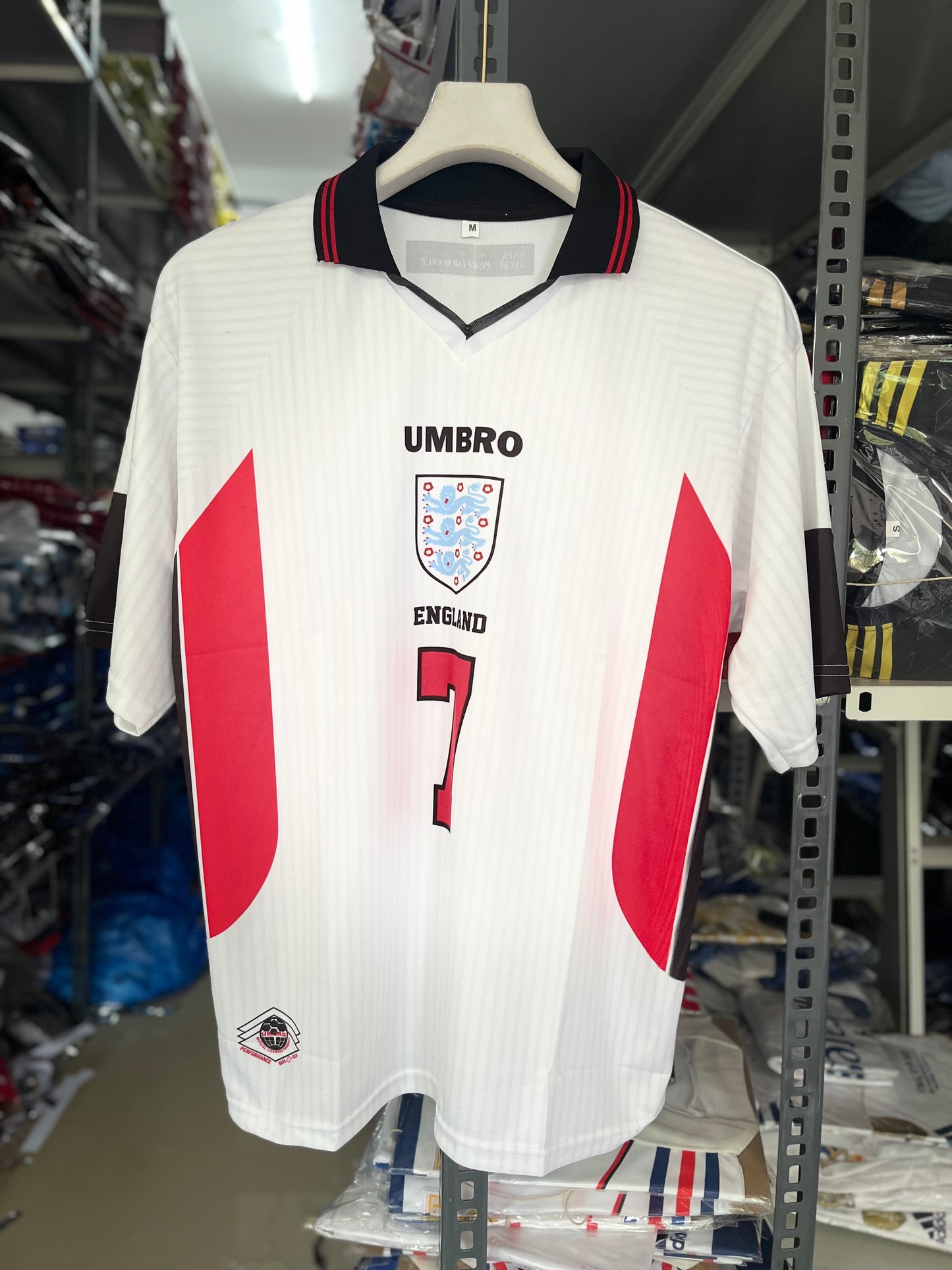 Beckham #07 | England 1998 | Five Sleeves | Sublimation Print | haramball.in