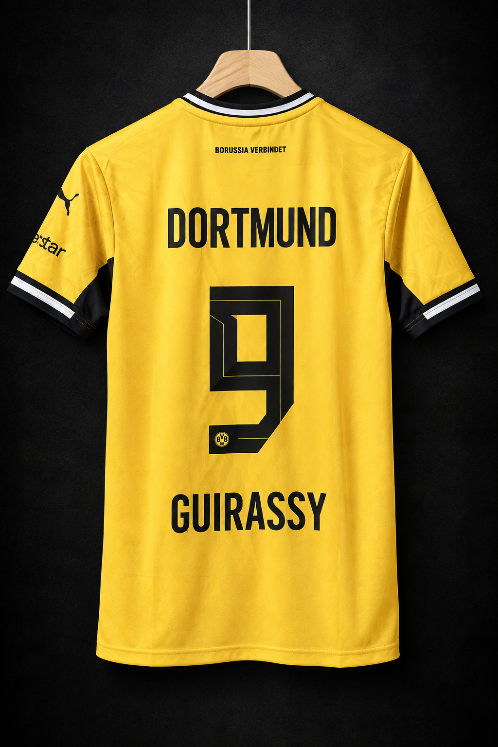Guirassy #09 | Borussia Dortmund 2026/27 Home | Embroidery Logos | haramball.in