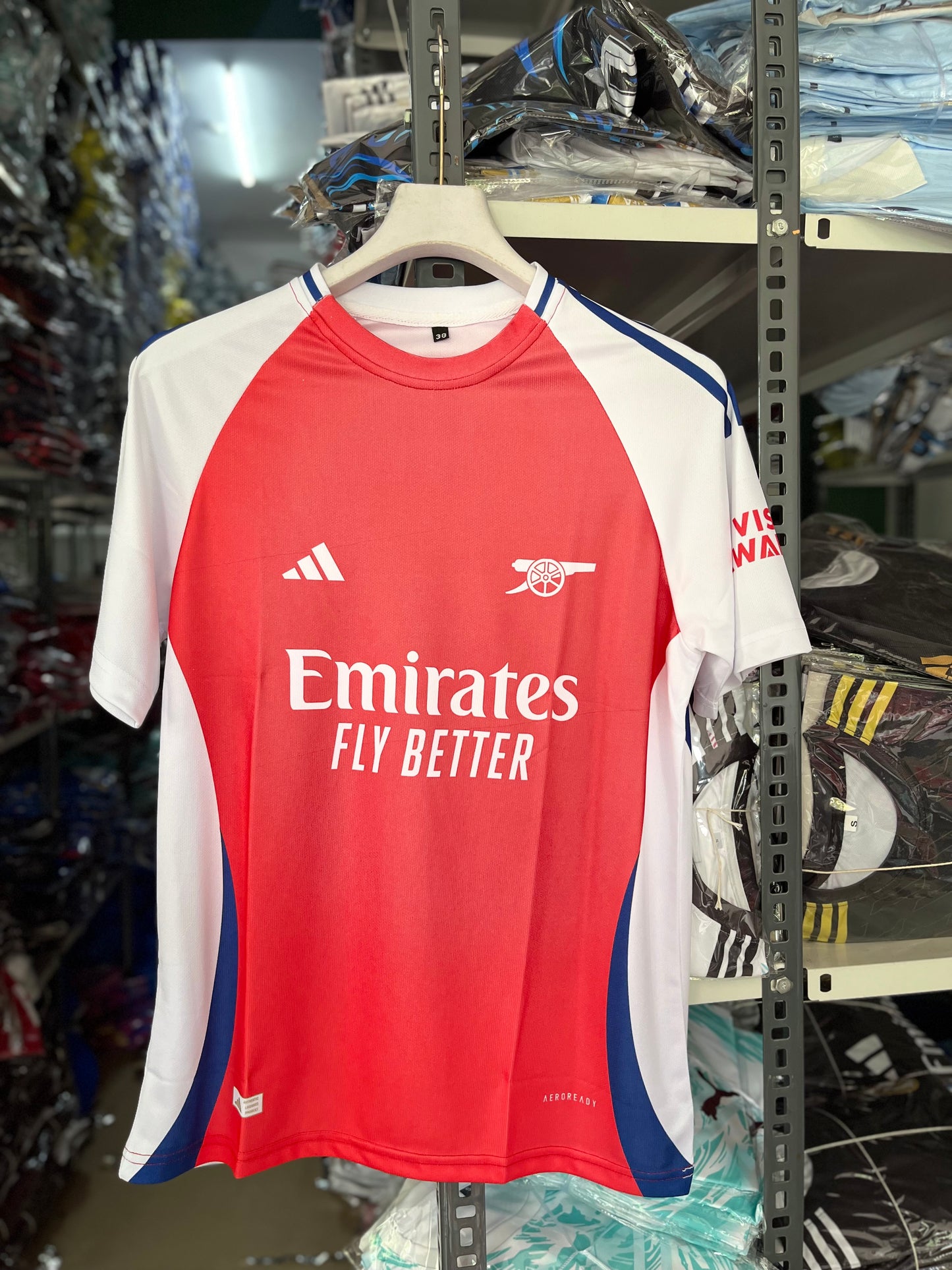 Saka #07 | Arsenal Home 2025/26 | Five Sleeves | Sublimation Print | haramball.in