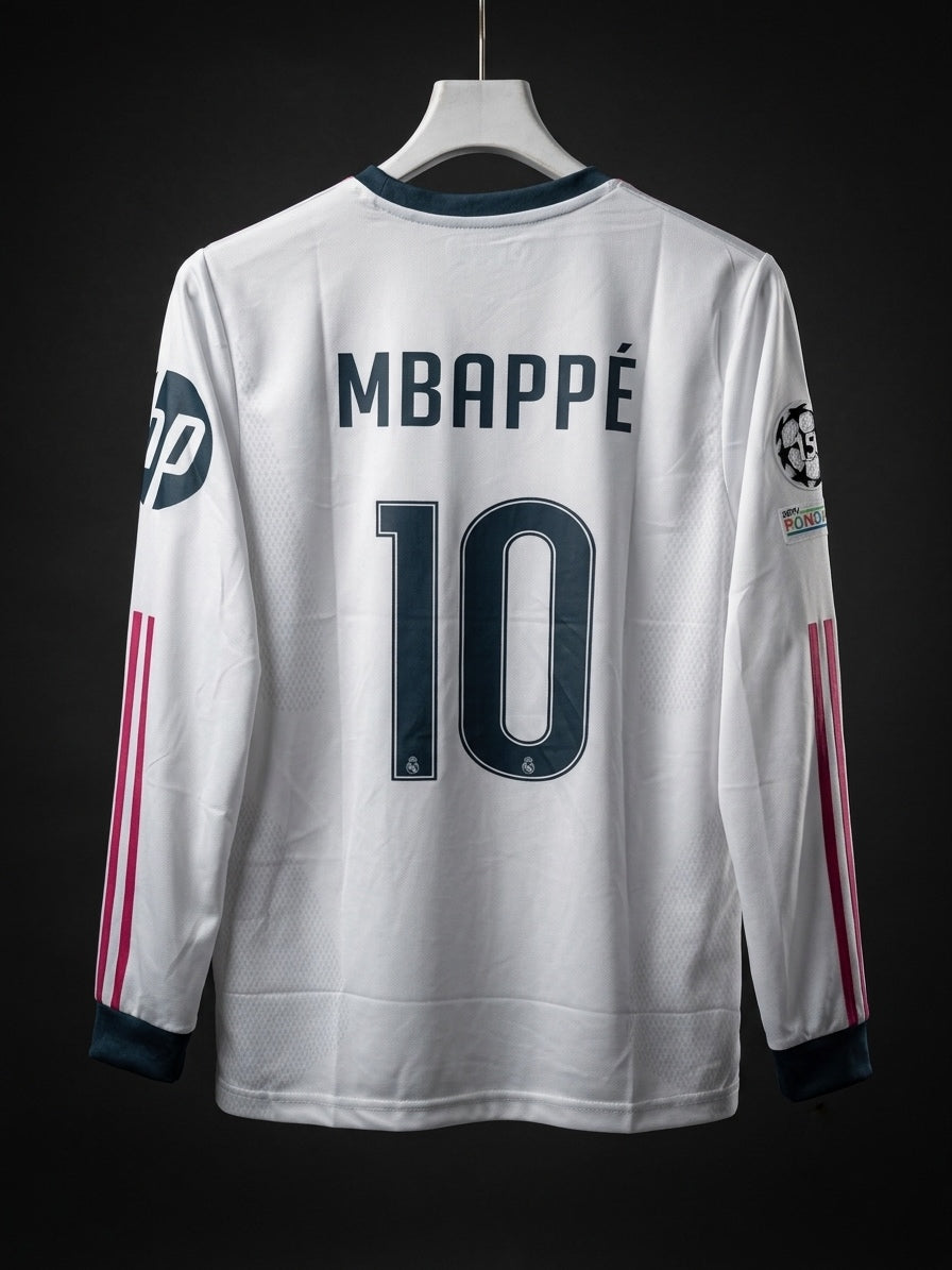 Mbappe #10 | Real Madrid Home 2026/27 | Full Sleeves | Embroidery Logos | haramball.in