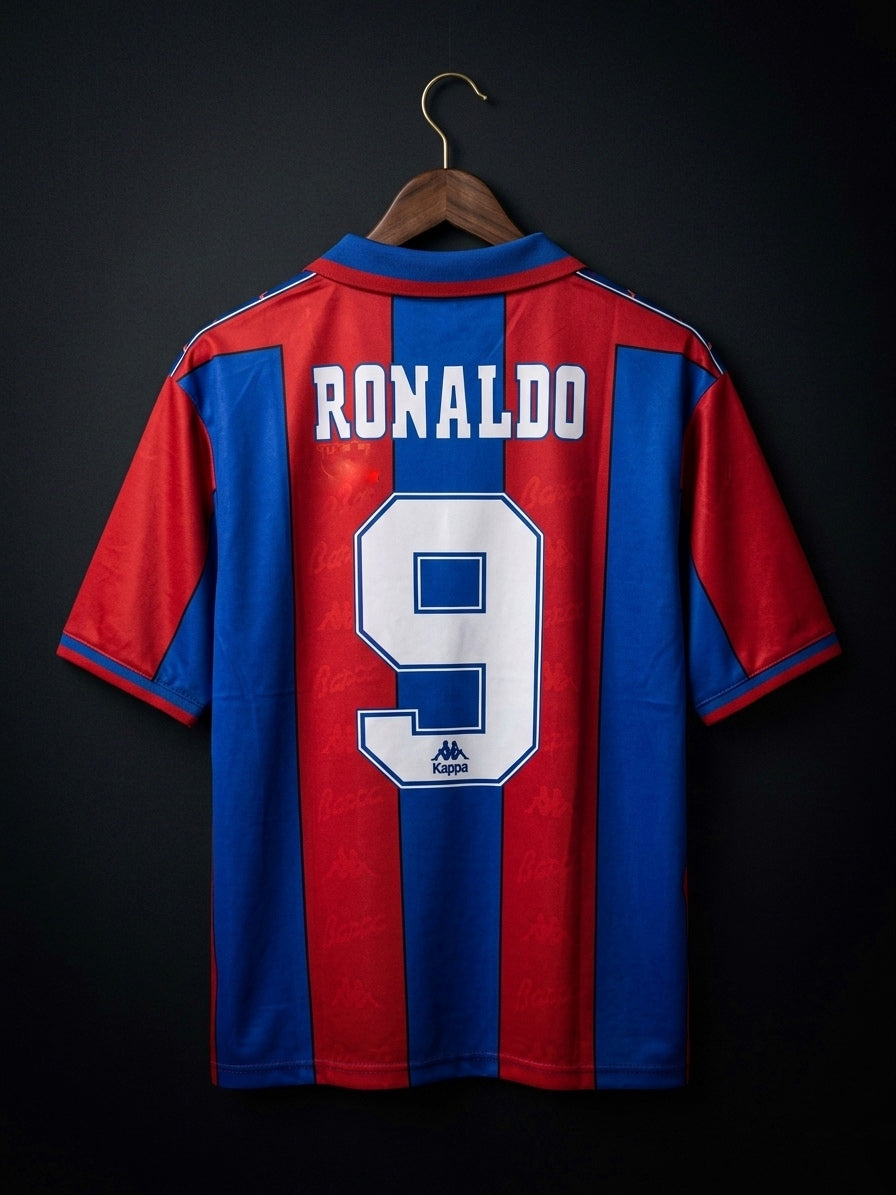 Ronaldo #09 | Barcelona 1995/97 | Five Sleeves | Sublimation Printed