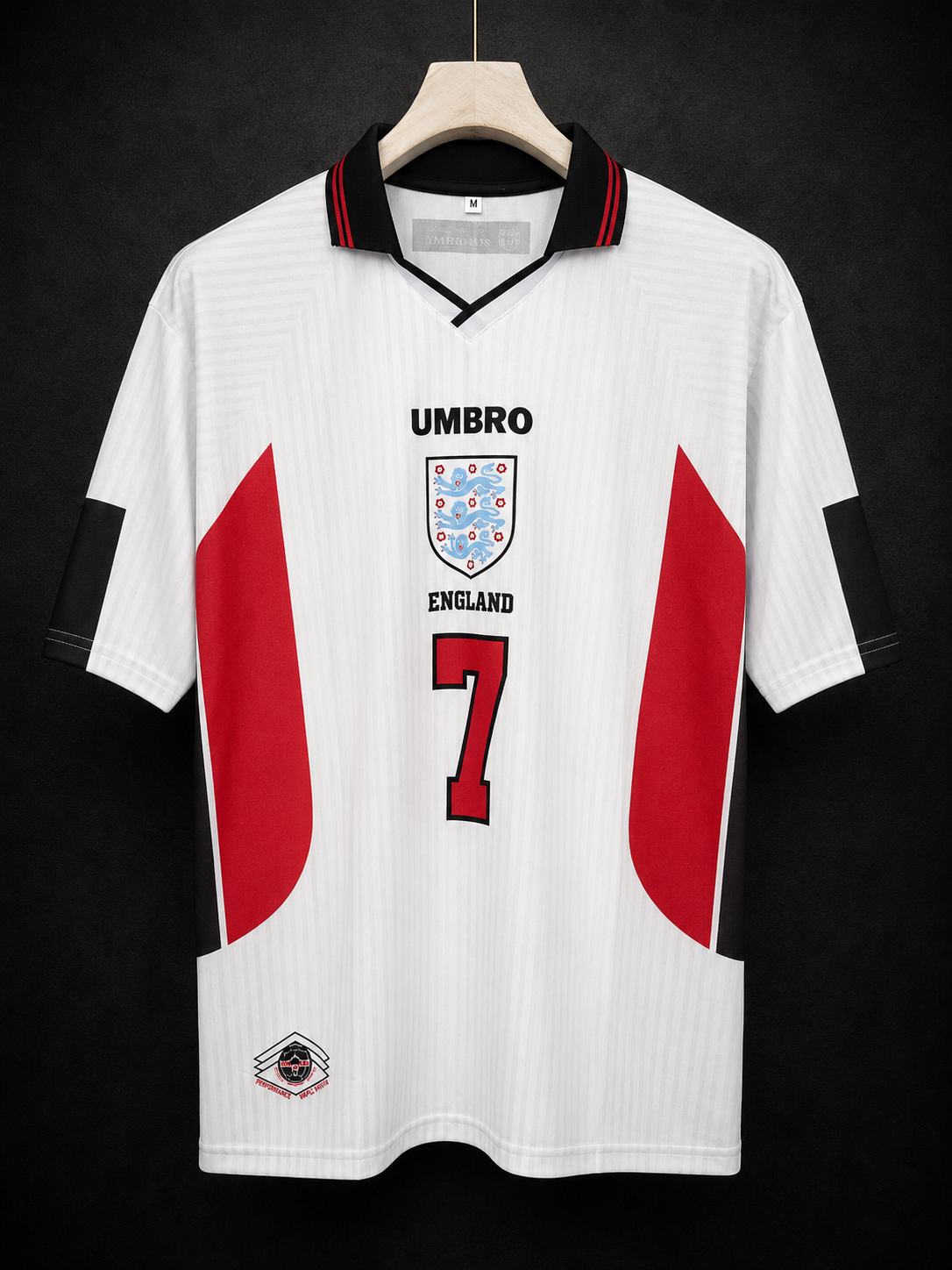 Beckham #07 | England 1998 | Five Sleeves | Sublimation Print | haramball.in