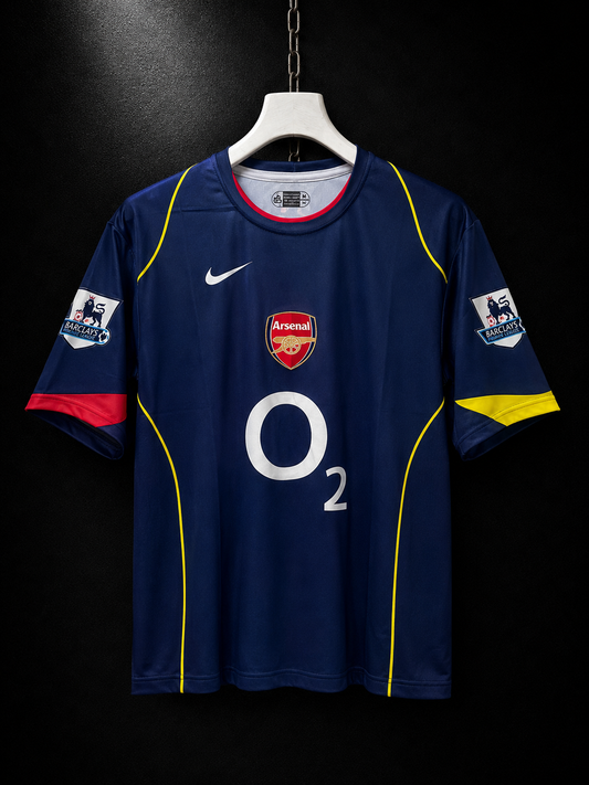 Henry #14 | Arsenal 2002-04 Away | Five Sleeves | haramball.in