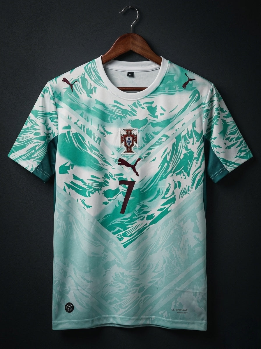 Ronaldo #07 | Portugal World Cup 2026 | Embroidery Logos | haramball.in