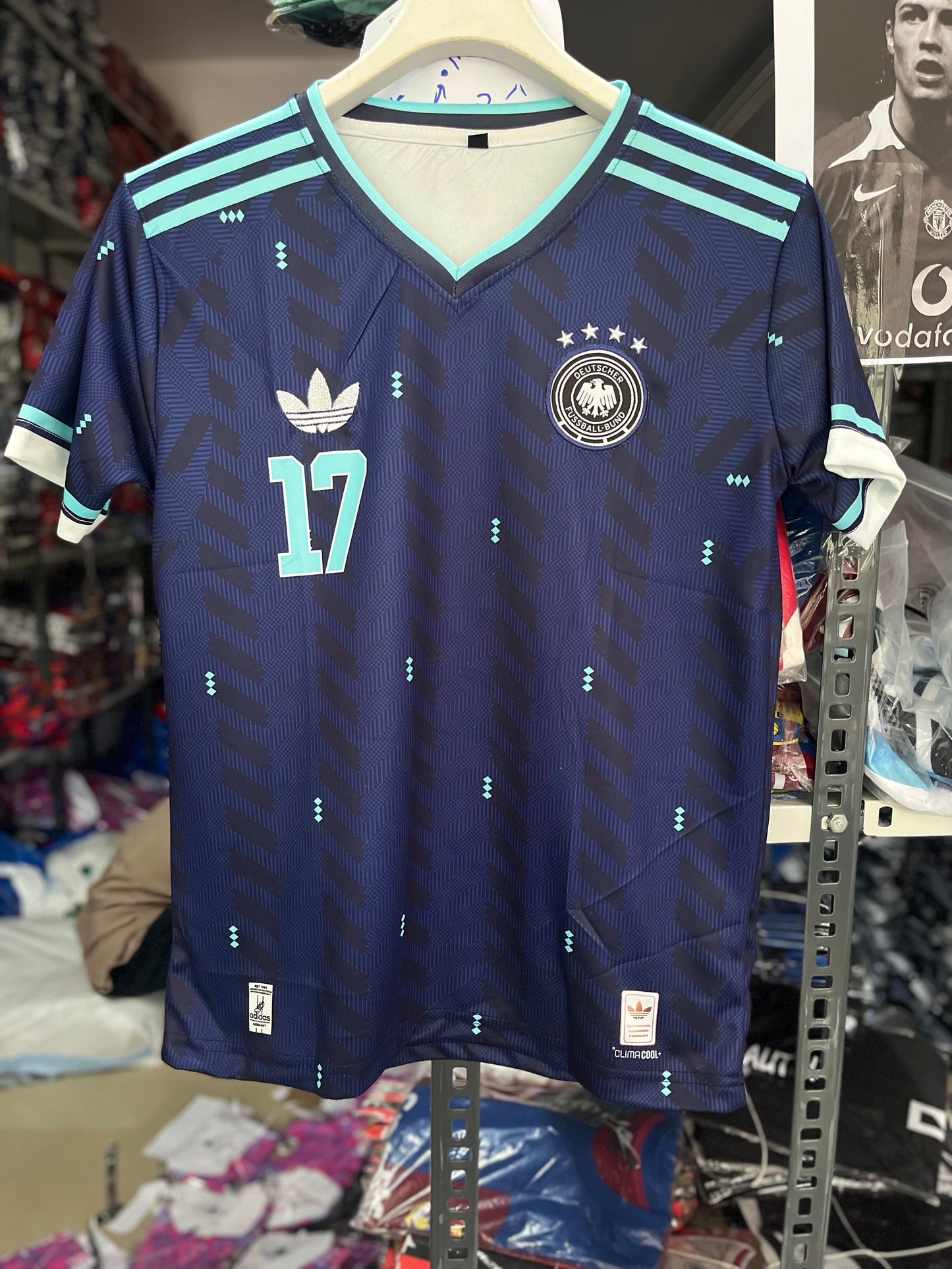 Wirtz #17 | Germany Away 2026 World Cup | Embroidery Logos | Premium Neck | haramball.in