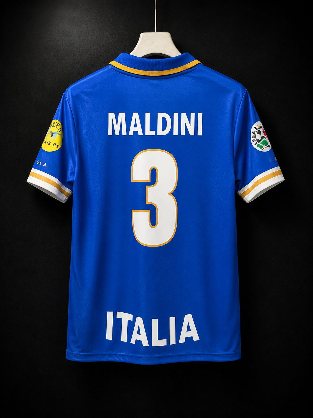 Maldini #03 | Italy 1998 | Sublimation Print with Collar | haramball.in