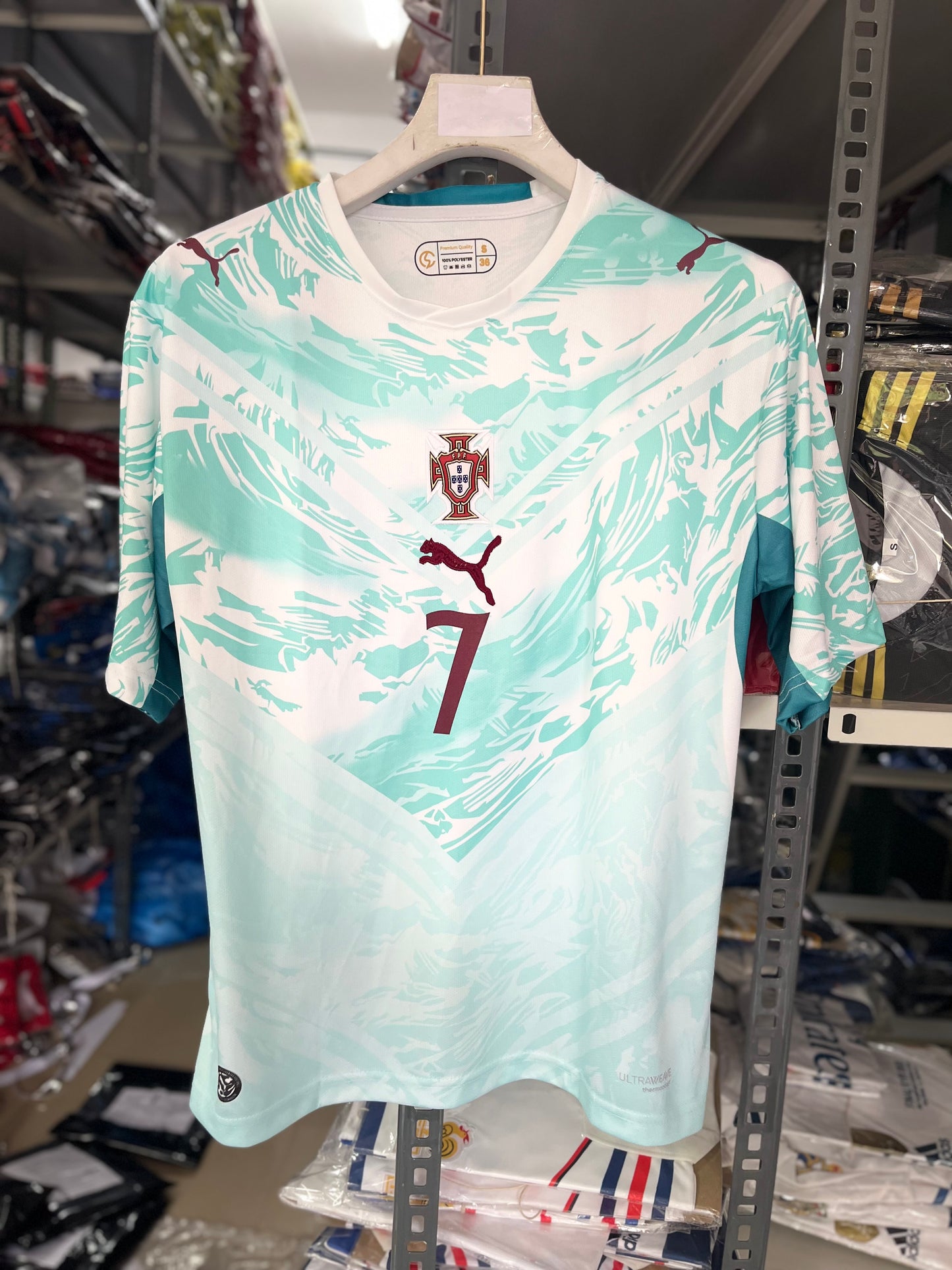 Ronaldo #07 | Portugal Away 2026 World Cup | Five Sleeve | Embroidery Logos | haramball.in