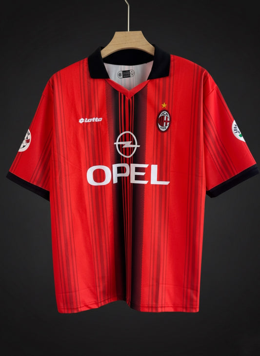 Maldini #3 AC Milan 1997/98 Special Edition – Five Sleeve with Collar & Embroidery