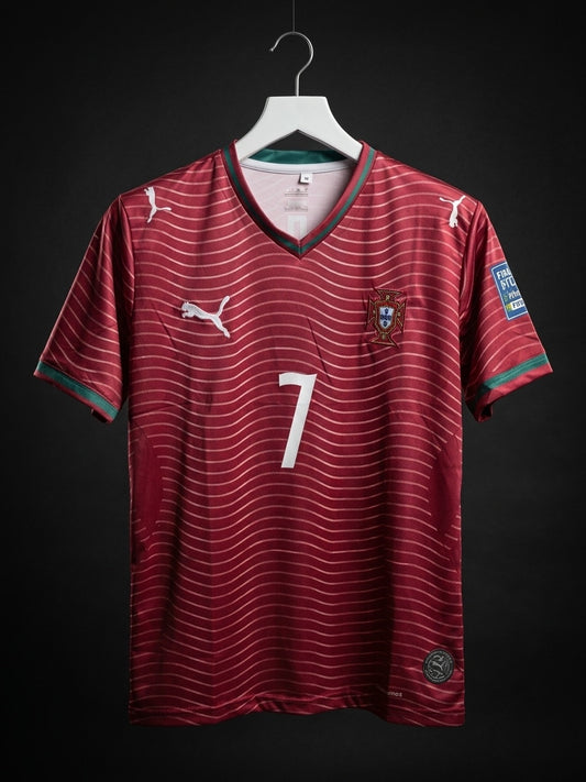 Ronaldo #07 | Portugal World Cup 2026 | Embroidery Logos | haramball.in