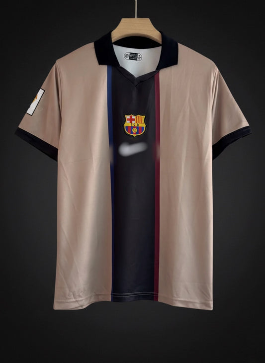 Rivaldo #10 FC Barcelona 2001/03 Away Jersey – Normal Collar | Embroidered Edition