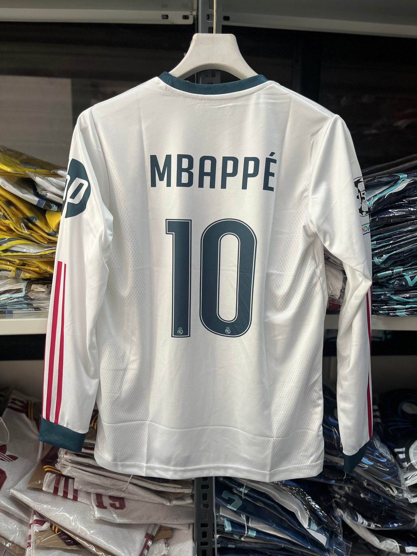 Mbappe #10 | Real Madrid Home 2026/27 | Full Sleeves | Embroidery Logos | haramball.in