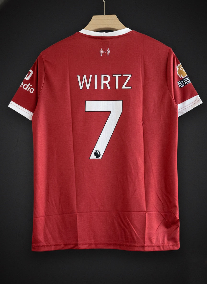 Wirtz #7 – Liverpool Home Jersey 2025/26 | Fan Edition