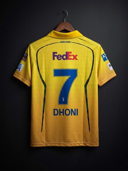 Dhoni #7 | Chennai | Normal Sleeve | Collar