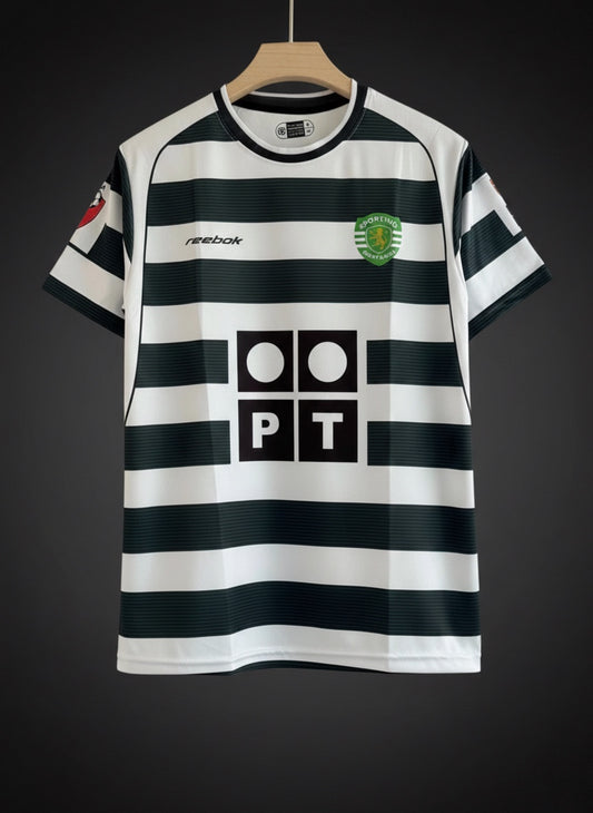 Ronaldo-28 Sporting Lisbon 2002/03 Home Jersey – Classic Short Sleeve (Printed Edition)