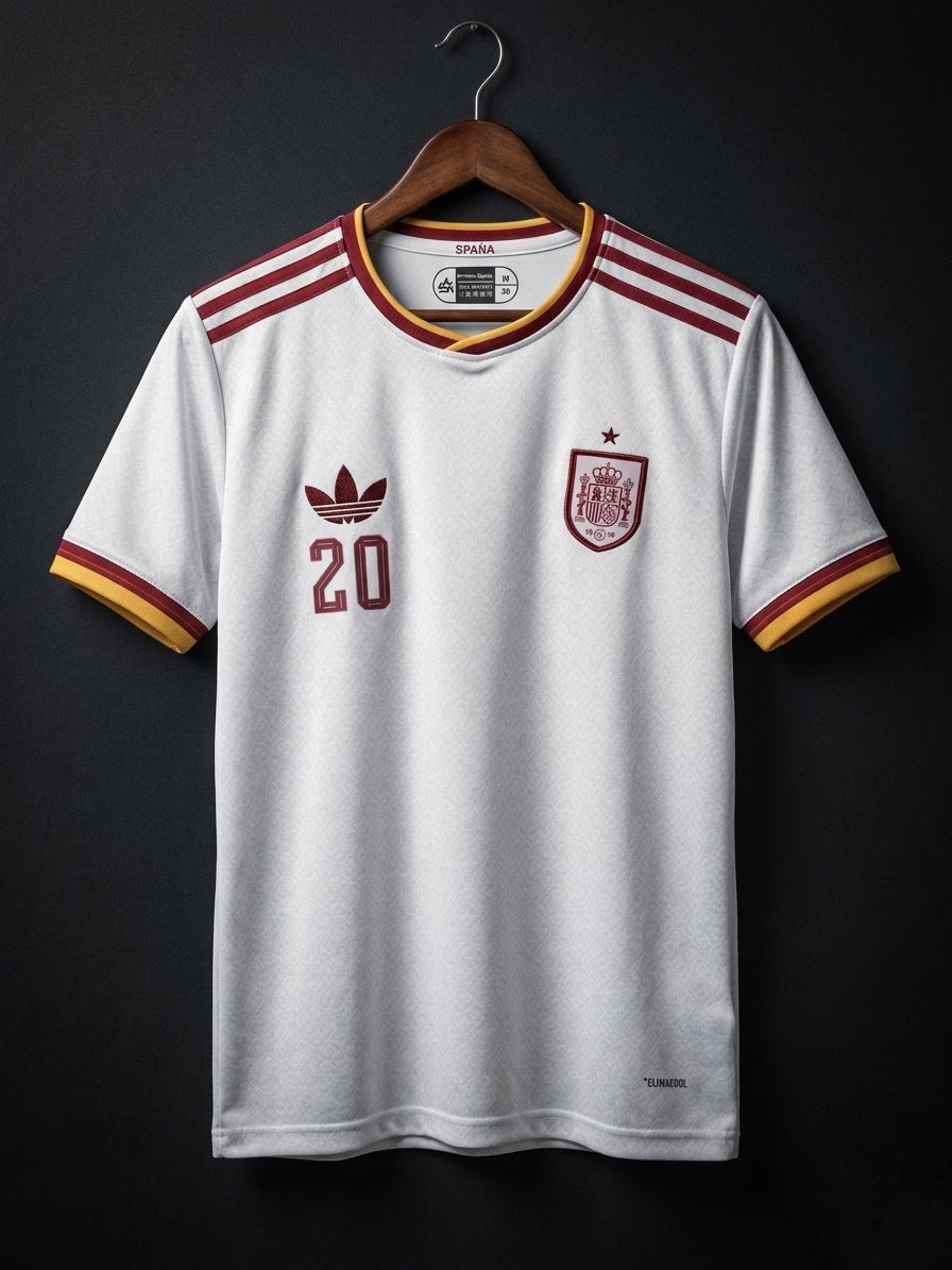 Pedri #20 | Spain World Cup 2026 Away | Embroidery Logos | Premium Neck | haramball.in