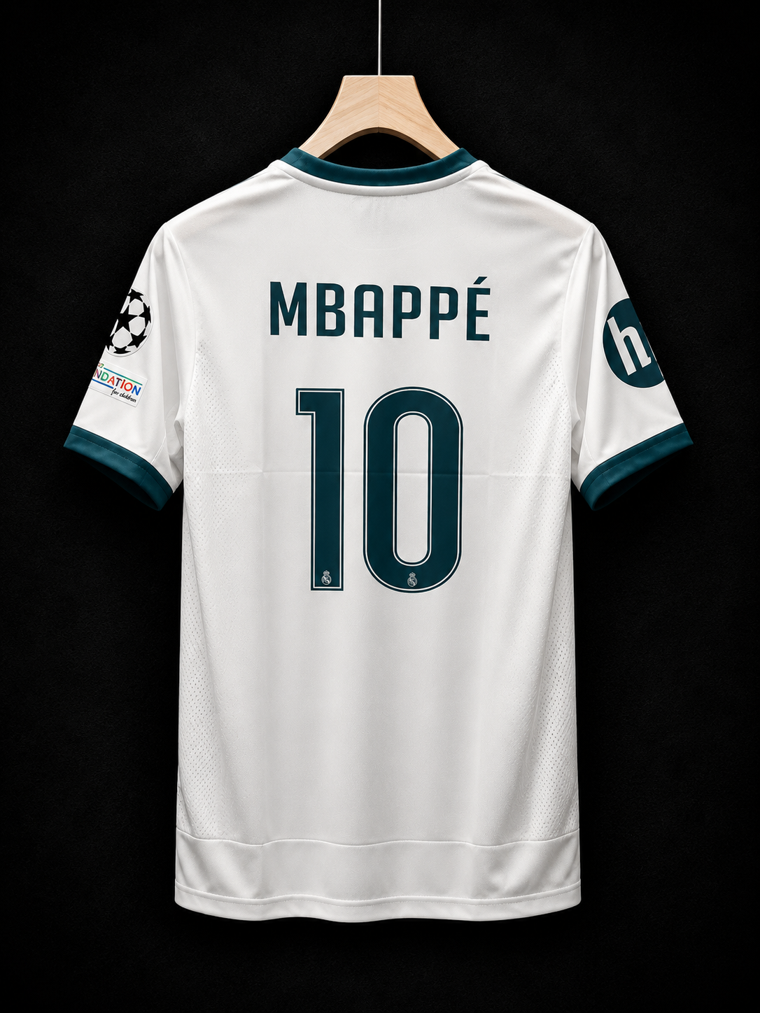 Mbappe #10 | Real Madrid Home 2026/27 | Embroidery Logos | haramball.in