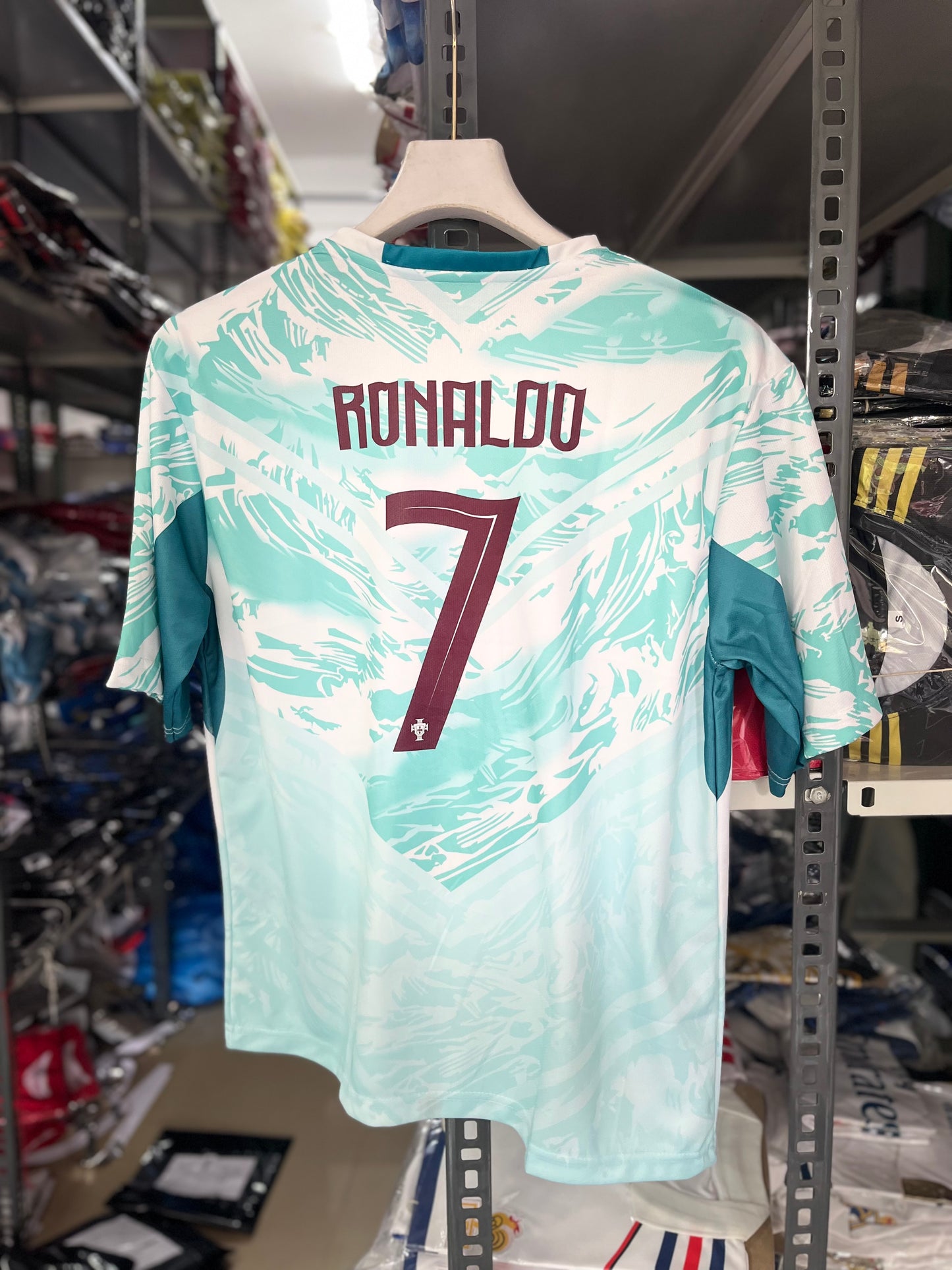 Ronaldo #07 | Portugal Away 2026 World Cup | Five Sleeve | Embroidery Logos | haramball.in
