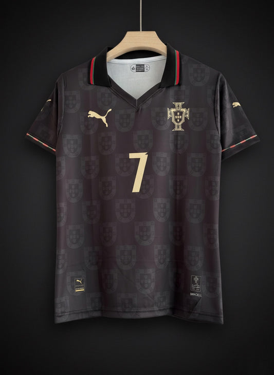 Ronaldo #07 Portugal 2025/26 Away Jersey – Classic Collar Edition