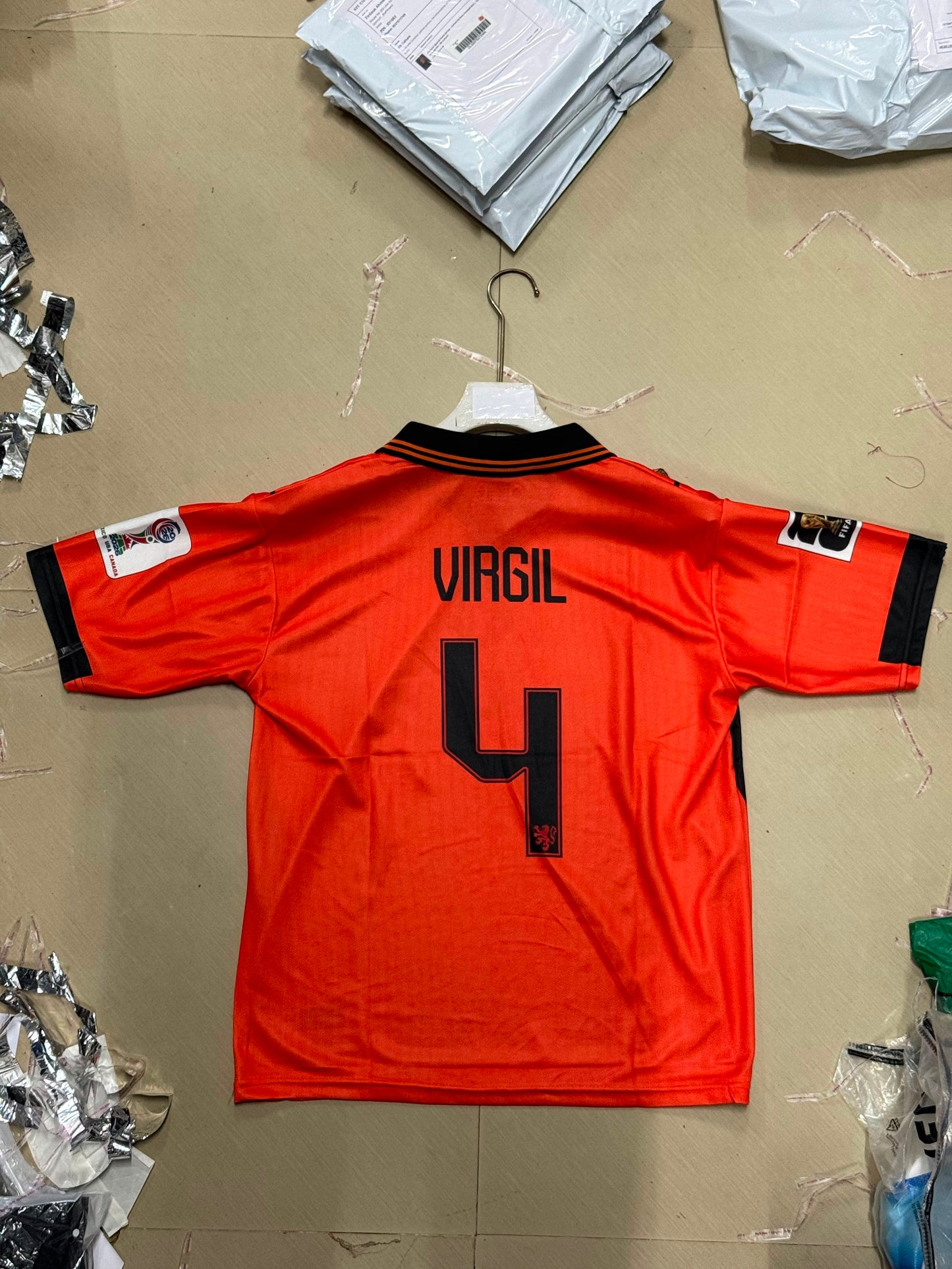 Virgil Van Dijk #04 | Netherlands World Cup 2026 | Sublimation Print | Five Sleeves | haramball.in