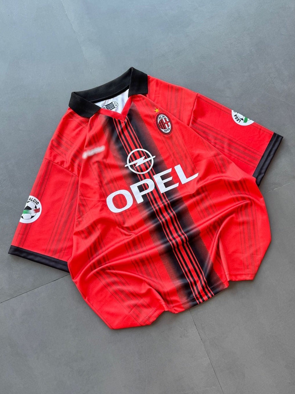 Maldini #3 AC Milan 1997/98 Special Edition – Five Sleeve with Collar & Embroidery