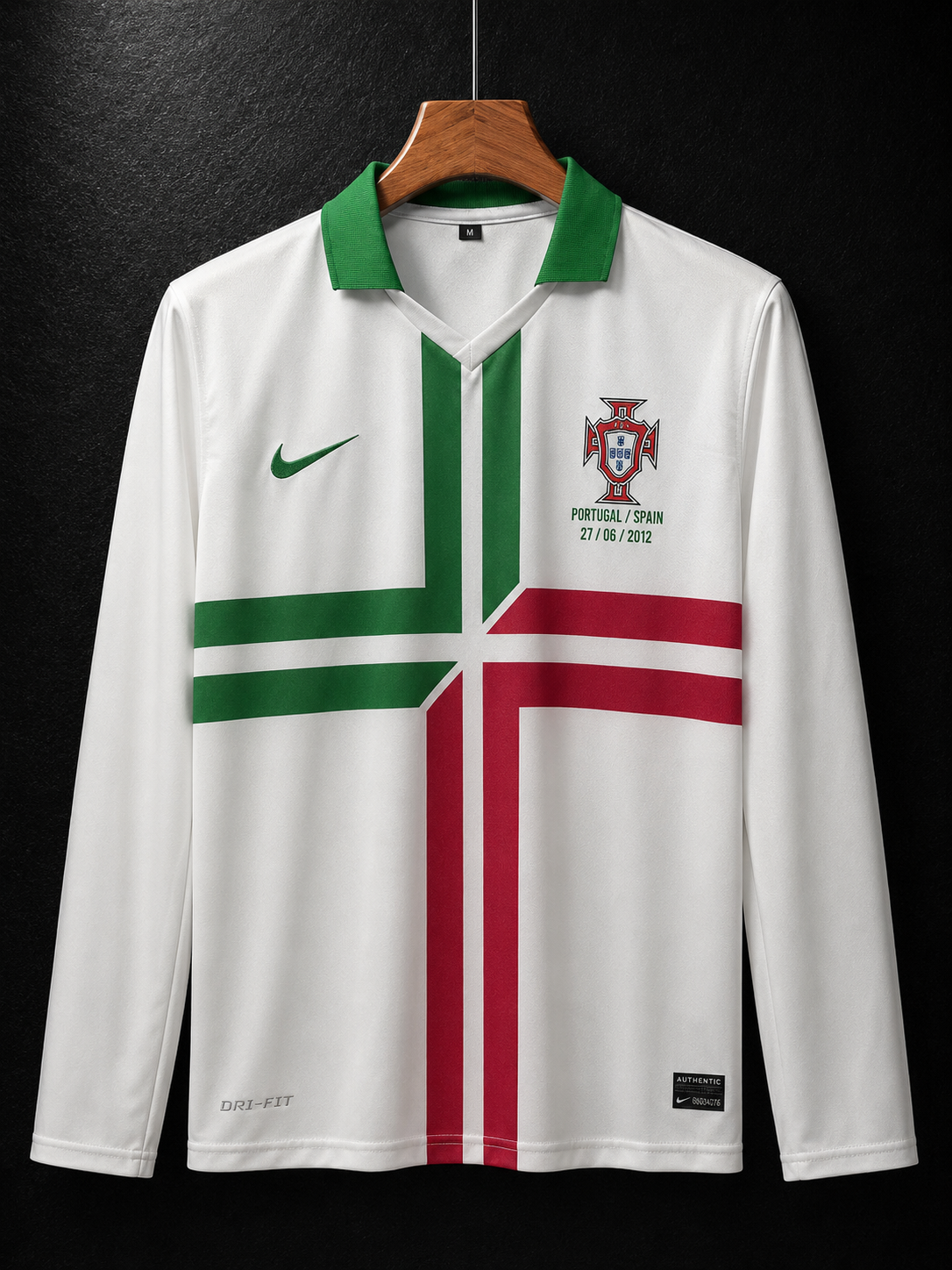 Ronaldo #7 | Portugal Away 2012 Euro | Full Sleeve with Collar | haramball.in