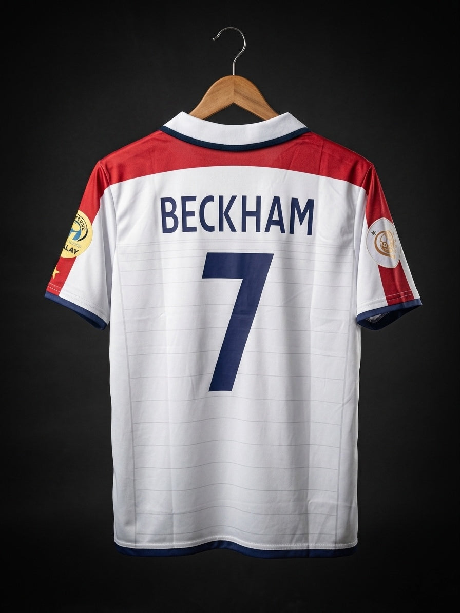 Beckham #07 | England 1998 Home | Sublimation Print | haramball.in