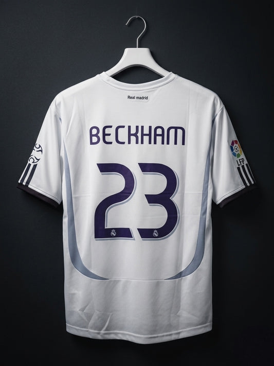 Beckham #23 | Real Madrid 2006/07 home | Five Sleeves | Sublimation Print
