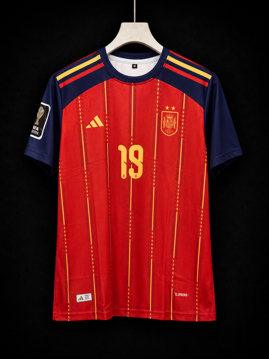 Lamine Yamal #19 | Spain World Champion | Sublimation Print | haramball.in