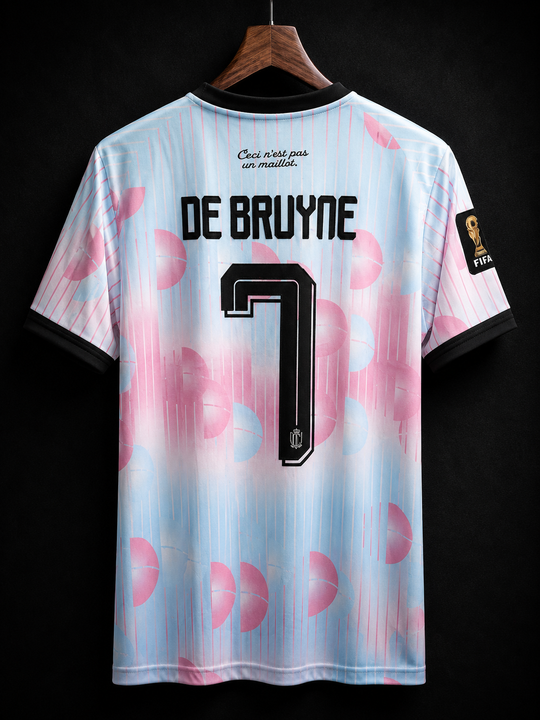 Kevin De Bruyne #07 | Belgium World Cup 2026 | Embroidery Logos | haramball.in