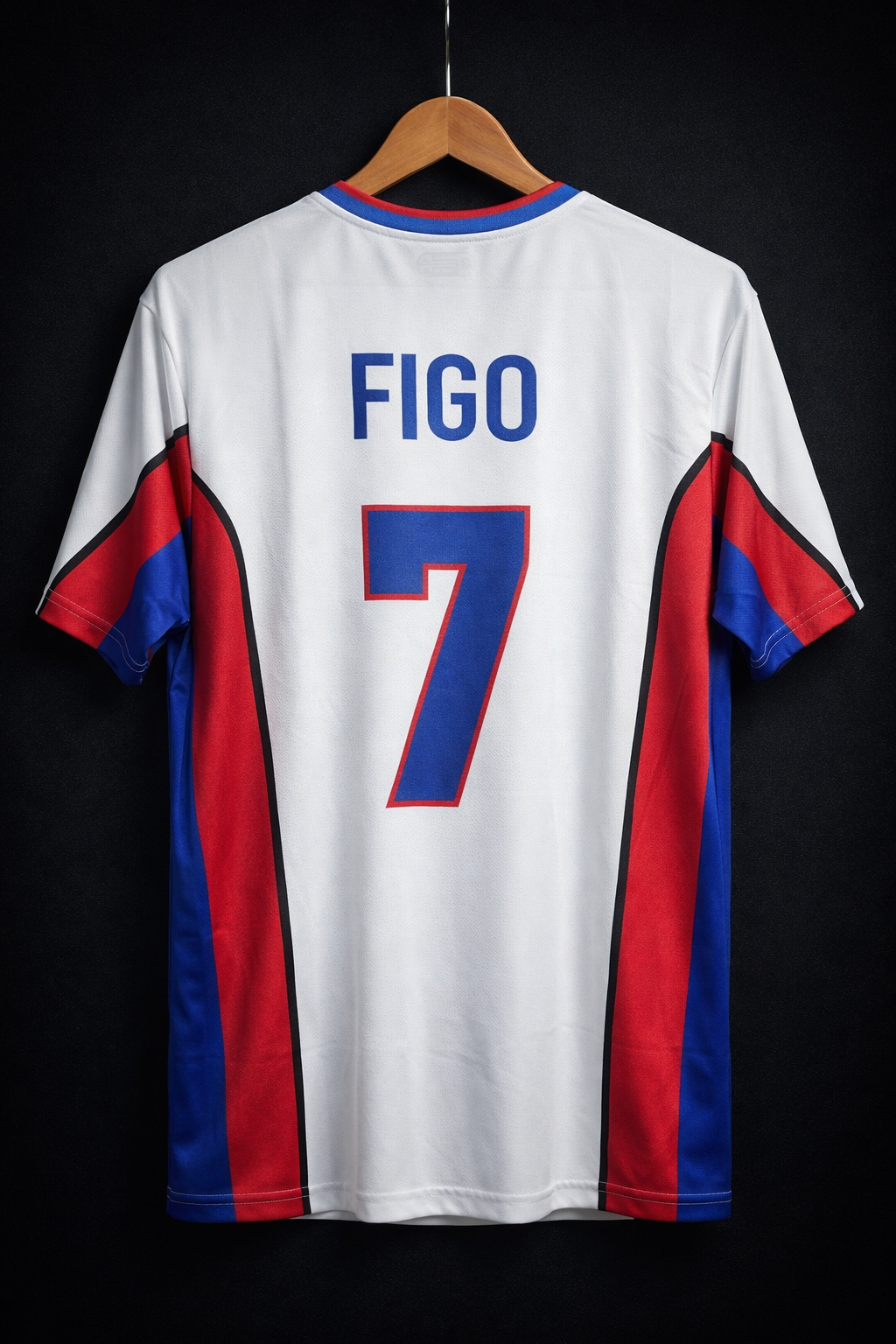 Figo #07 | Barcelona 1999-00 Half Sleeve | Embroidery