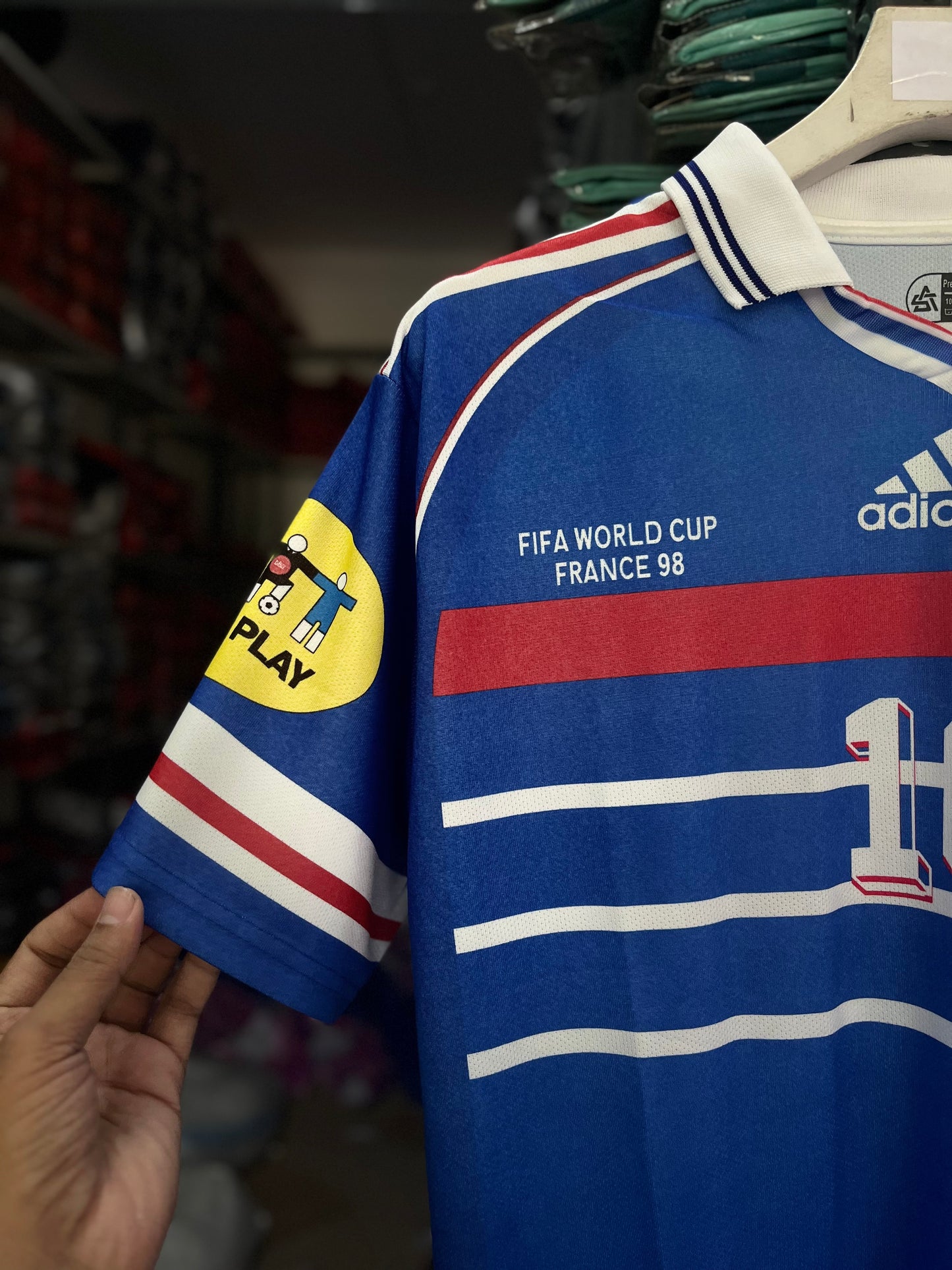 Zidane #10 | France World Cup 1998 | Sublimation Print | Five Sleeves | haramball.in