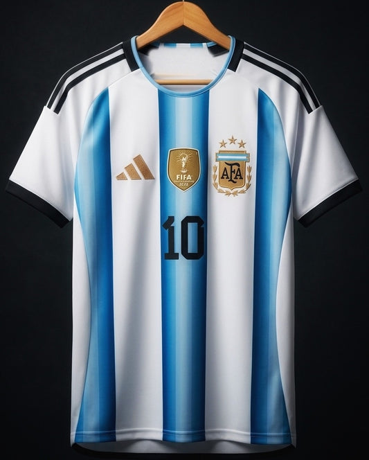 Messi #10 | Argentina World Cup 2026 | Embroidery Logos | Premium | haramball.in