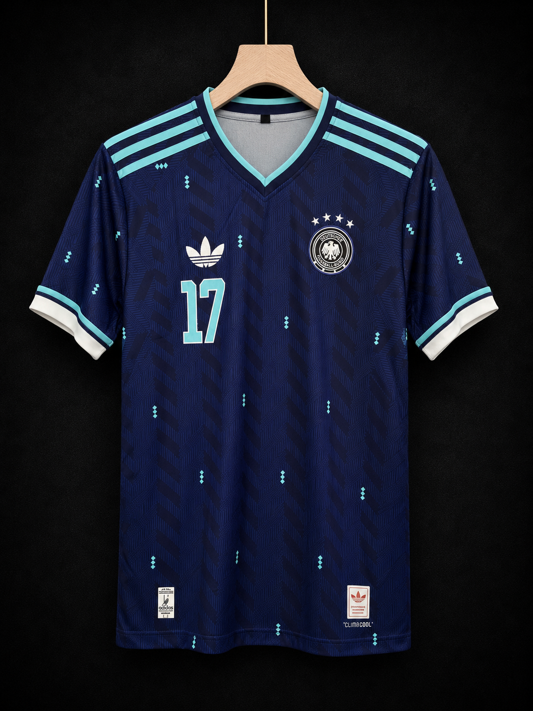 Wirtz #17 | Germany Away 2026 World Cup | Embroidery Logos | Premium Neck | haramball.in