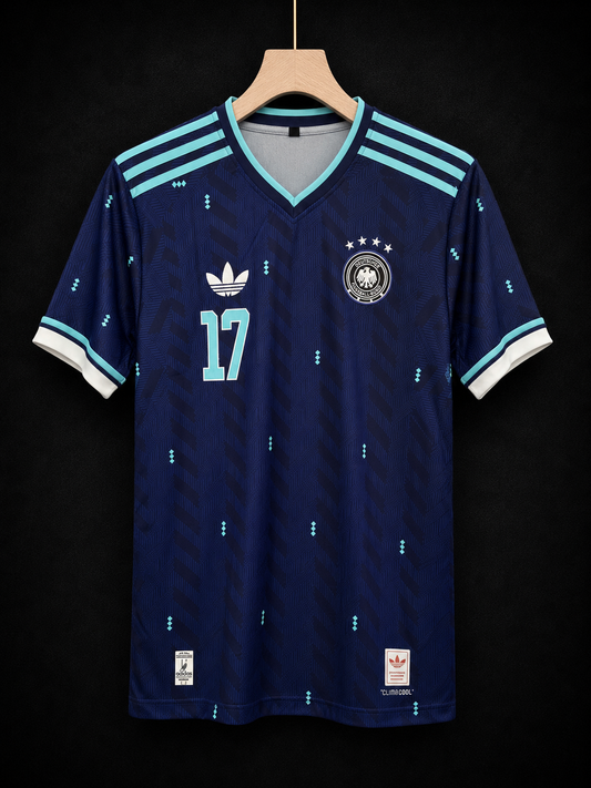 Wirtz #17 | Germany Away 2026 World Cup | Embroidery Logos | Premium Neck | haramball.in