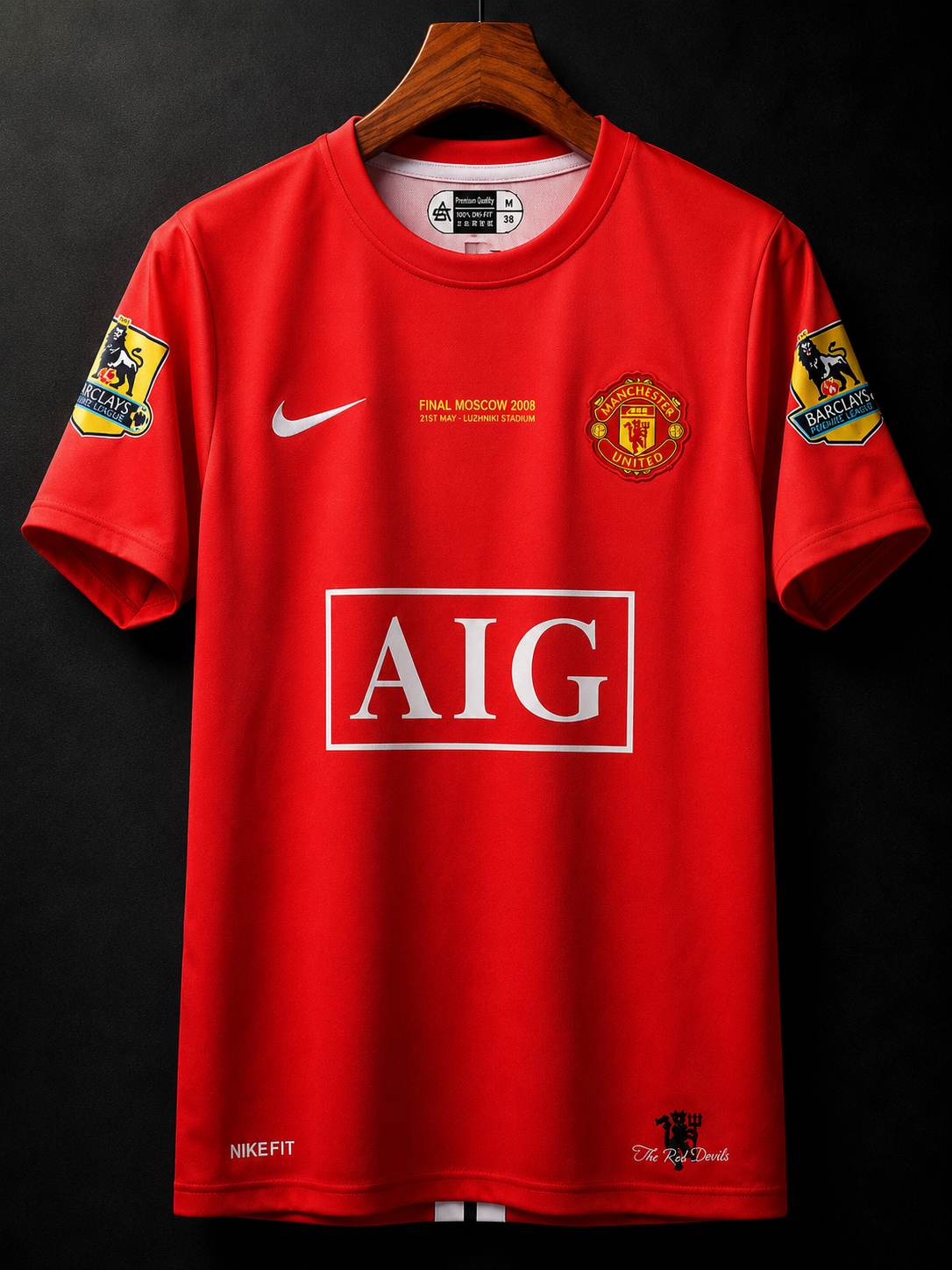 Ronaldo #07 | Manchester United 2008/09 | Embroidery Logos | haramball.in
