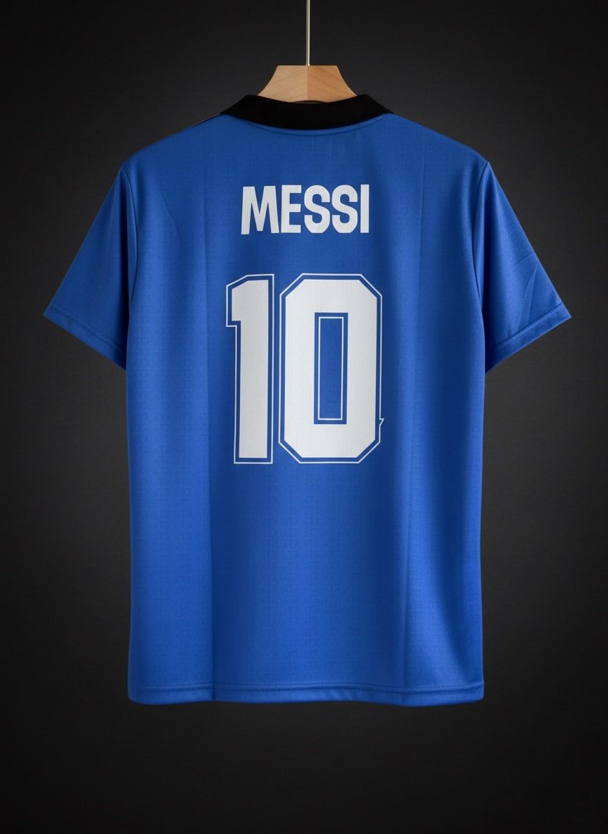 Messi #10 Argentina 1994 Away Jersey – Embroidery Edition