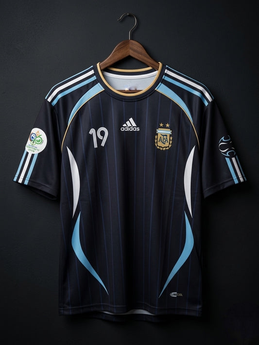 Messi #19 | World Cup 2006 away | Five Sleeves | Sublimation Print | haramball.in