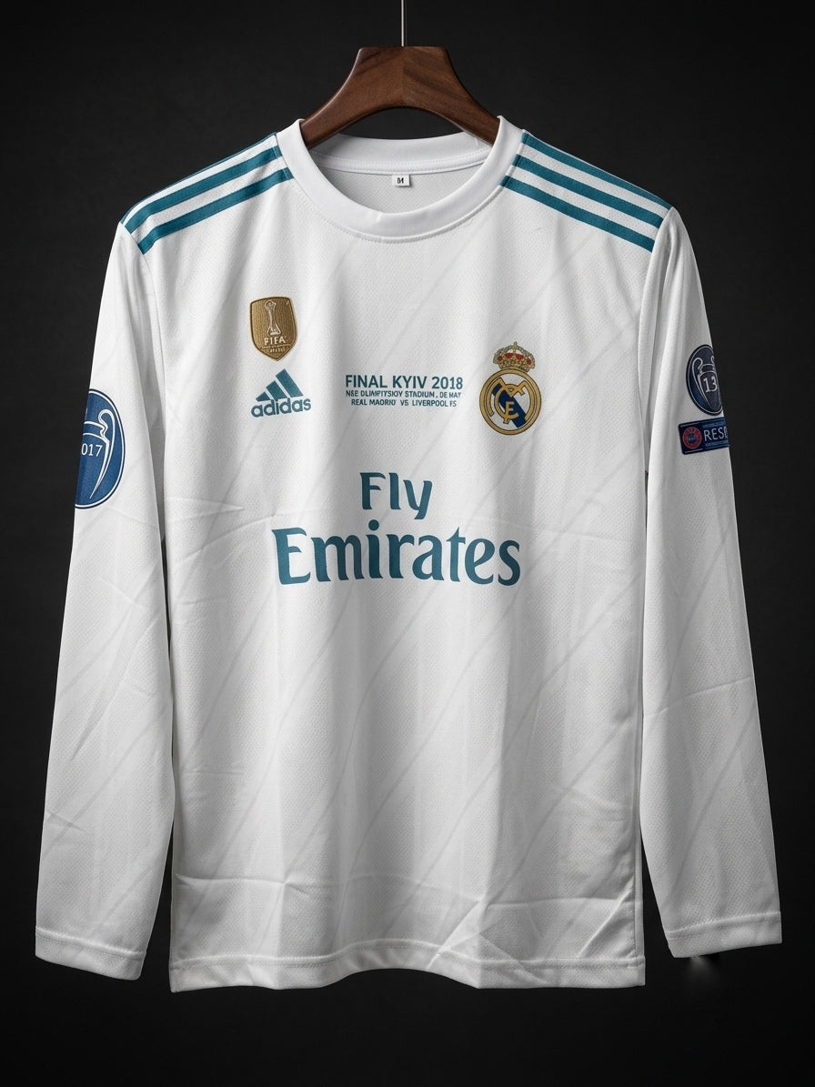 Ronaldo #07 | Real Madrid 2017/18 Home | Full sleeve | haramball.in