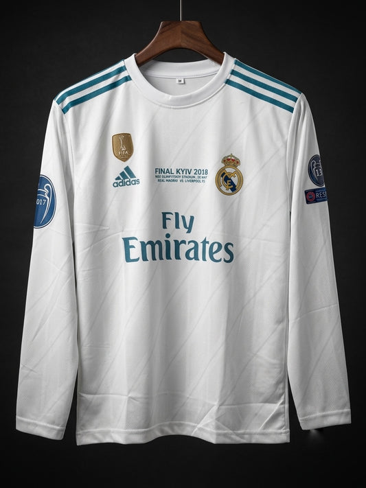 Ronaldo #07 | Real Madrid 2017/18 Home | Full sleeve | haramball.in