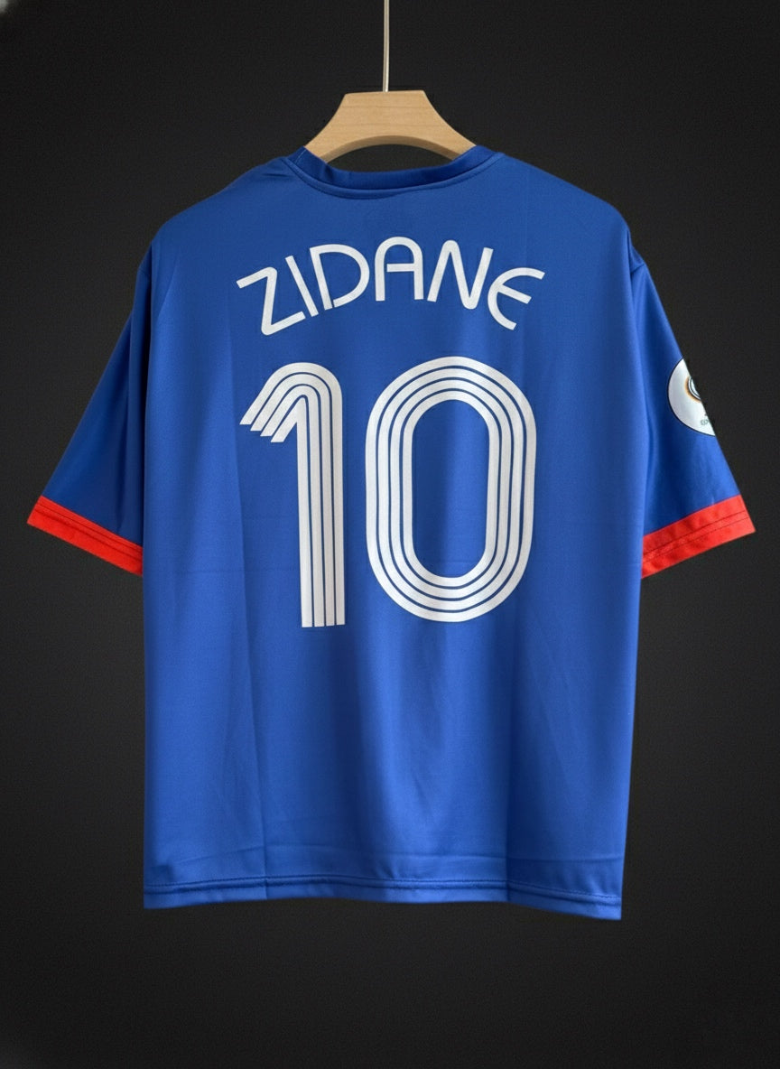 Zidane #10 | France | Five Sleeve | Embroidery Retro
