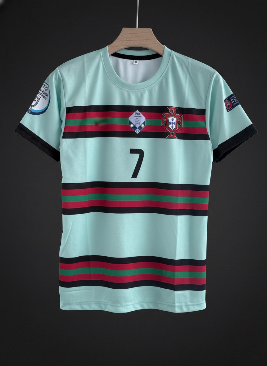 Ronaldo #7 – Portugal 2020/21 Away Jersey | Classic Print Edition