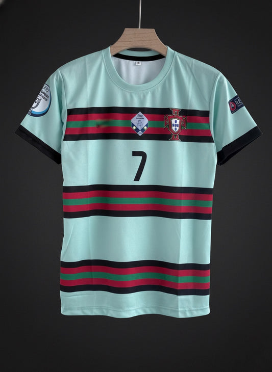 Ronaldo #7 – Portugal 2020/21 Away Jersey | Classic Print Edition