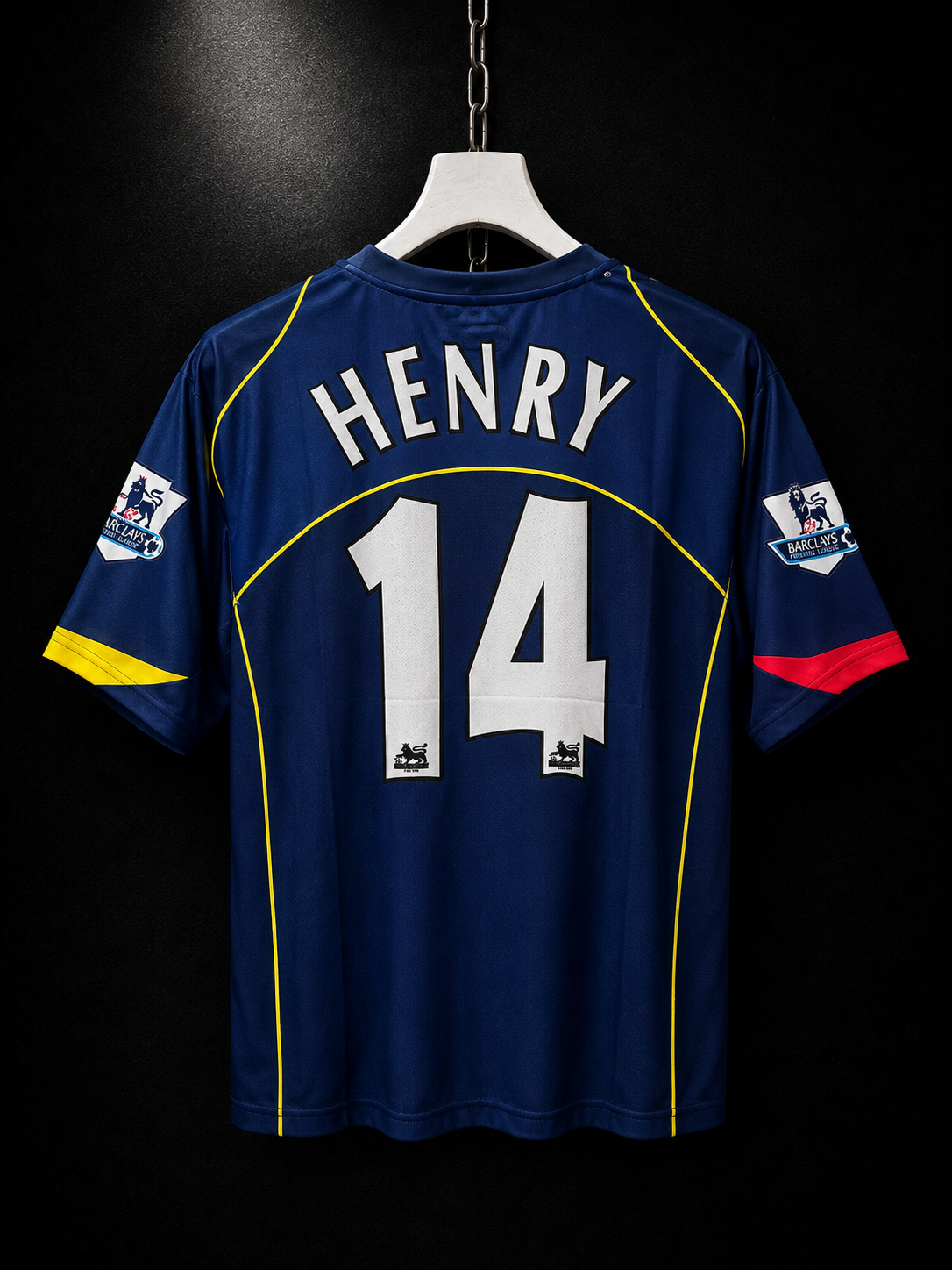 Henry #14 | Arsenal 2002-04 Away | Five Sleeves | haramball.in